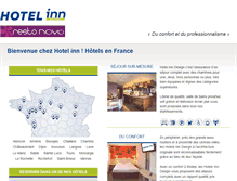 Tablet Screenshot of hotel-inn.fr